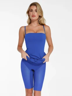 Bluetag Cooling Shapewear Slimming Midi Tube Dress