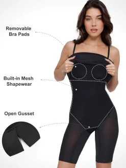 Bluetag Cooling Shapewear Slimming Midi Tube Dress