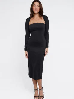 Bluetag Cooling Shapewear Slimming Midi Tube Dress