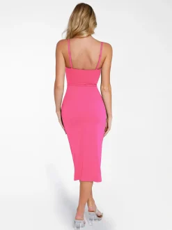 Bluetag Cooling Shapewear Slimming Midi Tube Dress