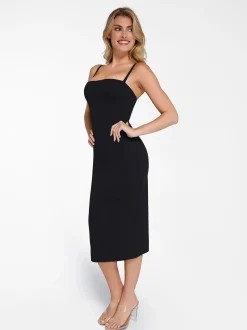 Bluetag Cooling Shapewear Slimming Midi Tube Dress