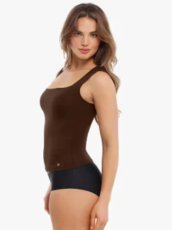 Cloud-Touch Double-Layer Shaping Sleeveless Top