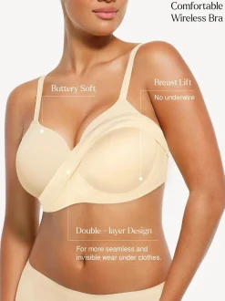 ContourLift™ Seamless Wireless Shaping Push Up Bra