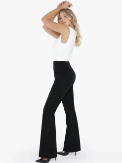 Day To Night Set Solid Sculpting Bodysuit Built-in Shapewear Pants