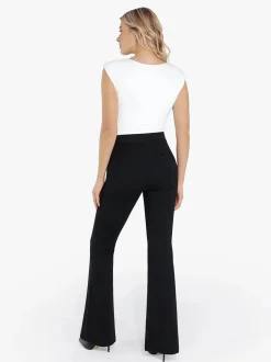 Day To Night Set Solid Sculpting Bodysuit Built-in Shapewear Pants