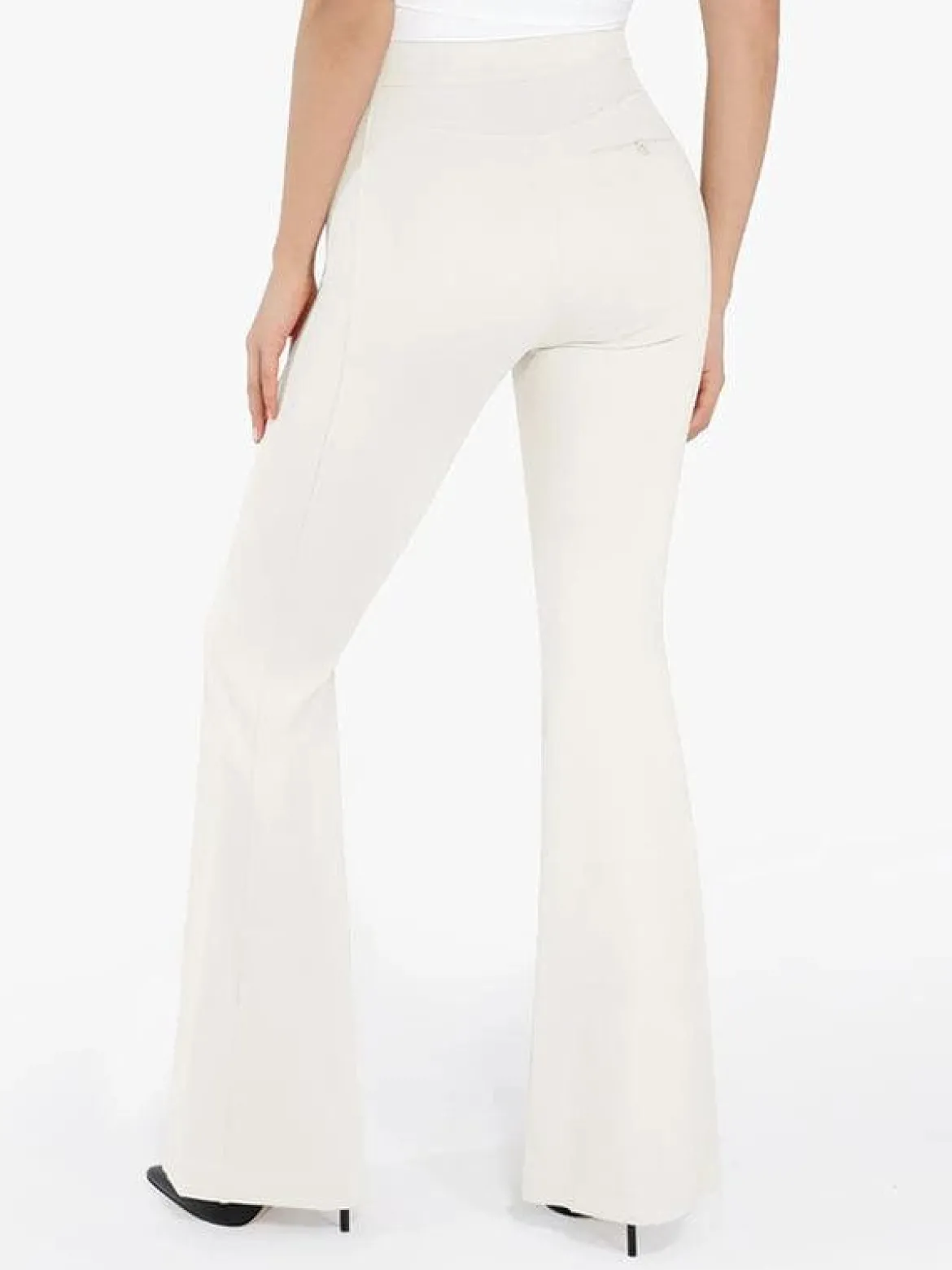 Day To Night Set Square Neck Tank Bodysuit Built-in Shapewear Pants