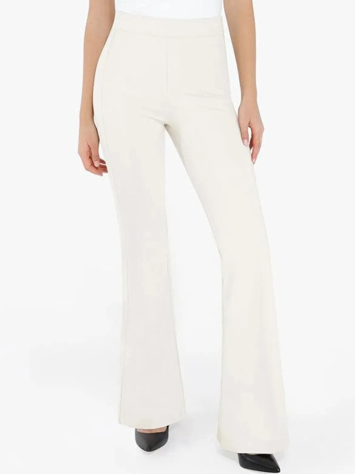 Day To Night Set Square Neck Tank Bodysuit Built-in Shapewear Pants