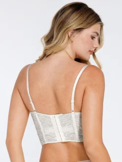 Full Coverage Longline Underwire Lace Bralette
