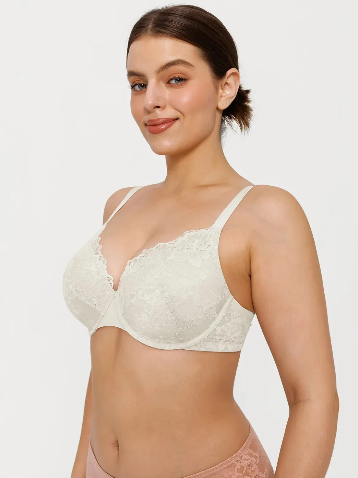 Lace Full-Cup Underwire Comfort Support Bra