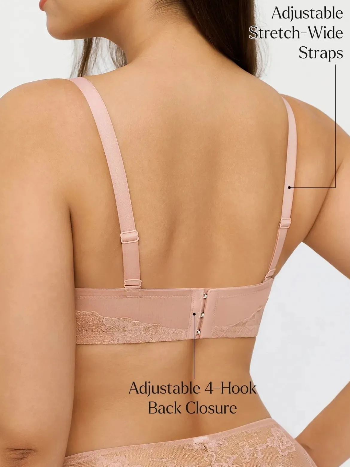 Lace Full-Cup Underwire Comfort Support Bra