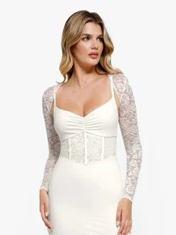 Long Sleeve Lace Shrug
