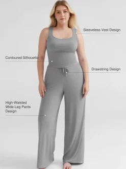 Modal Tank Top & Drawstring Pant Pajama Set