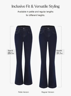 Sculpting High-Rise Stretch Flare Jeans