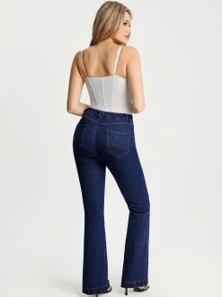 Sculpting High-Rise Stretch Flare Jeans