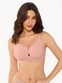 Seamless Breathable Contour Plunge Bra