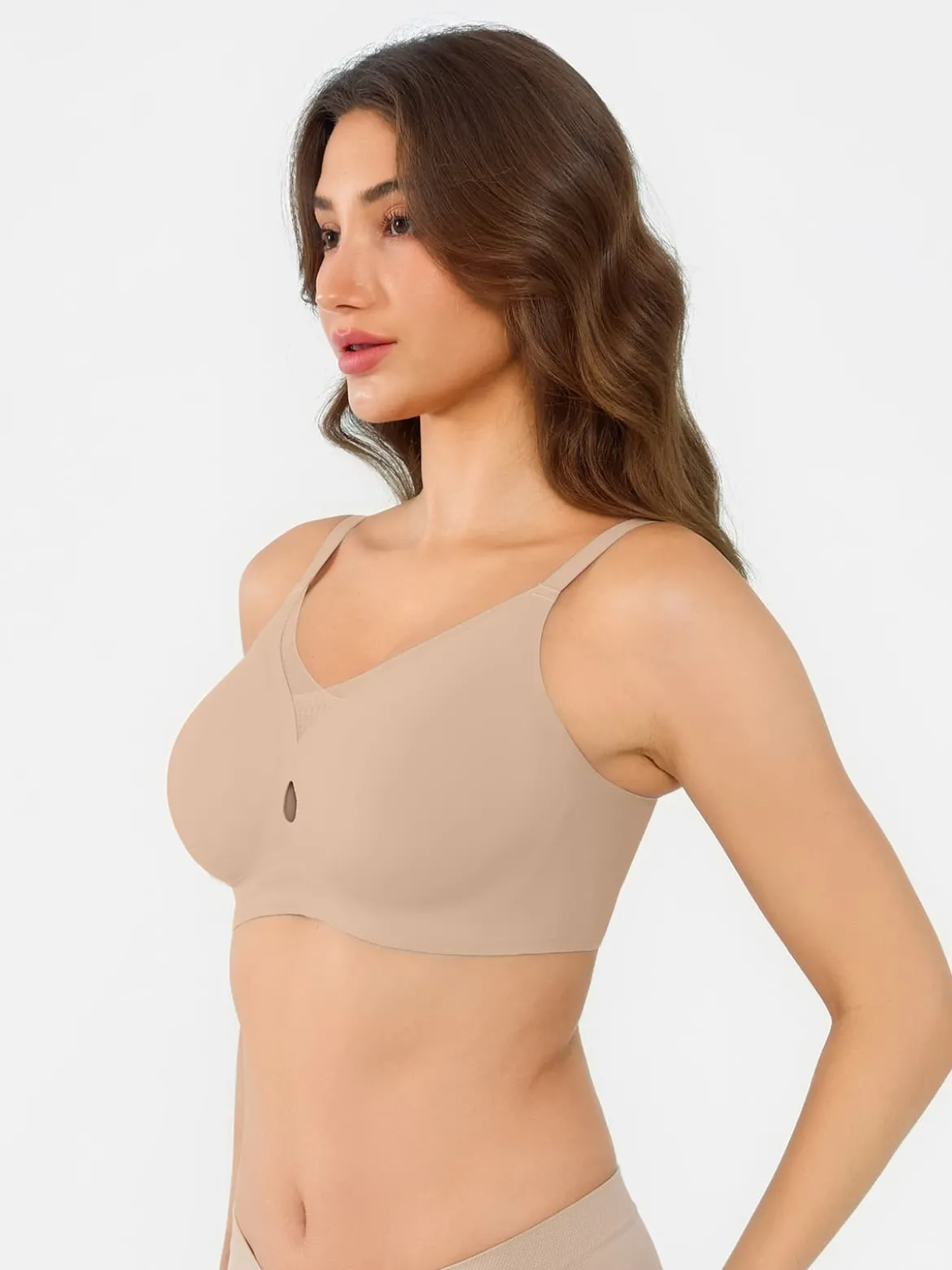 Seamless Breathable Contour Plunge Bra