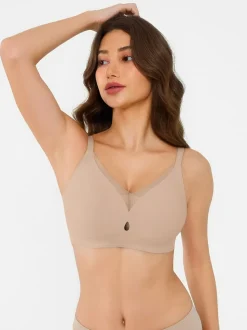 Seamless Breathable Contour Plunge Bra