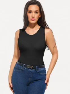 Seamless Built-in Bra All-in-One Shapewear Tank