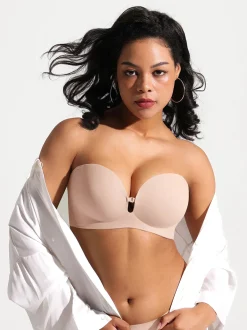 Seamless Non-Slip Push-Up Shaping Strapless Bra