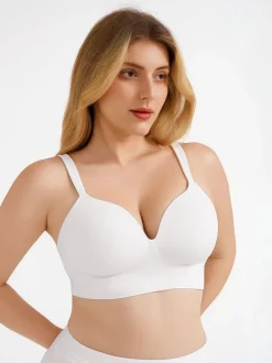 Seamless Push-Up Wireless Full Coverage Bra