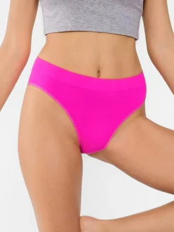 Seamless Ribbed-Waist Brief