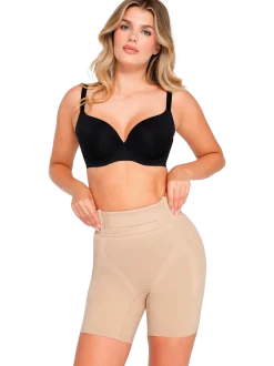 Seamless Tummy Control Mid-Thigh Shaping Shorts