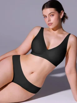 Seamless Wireless Jelly Comfort Plunge Bra