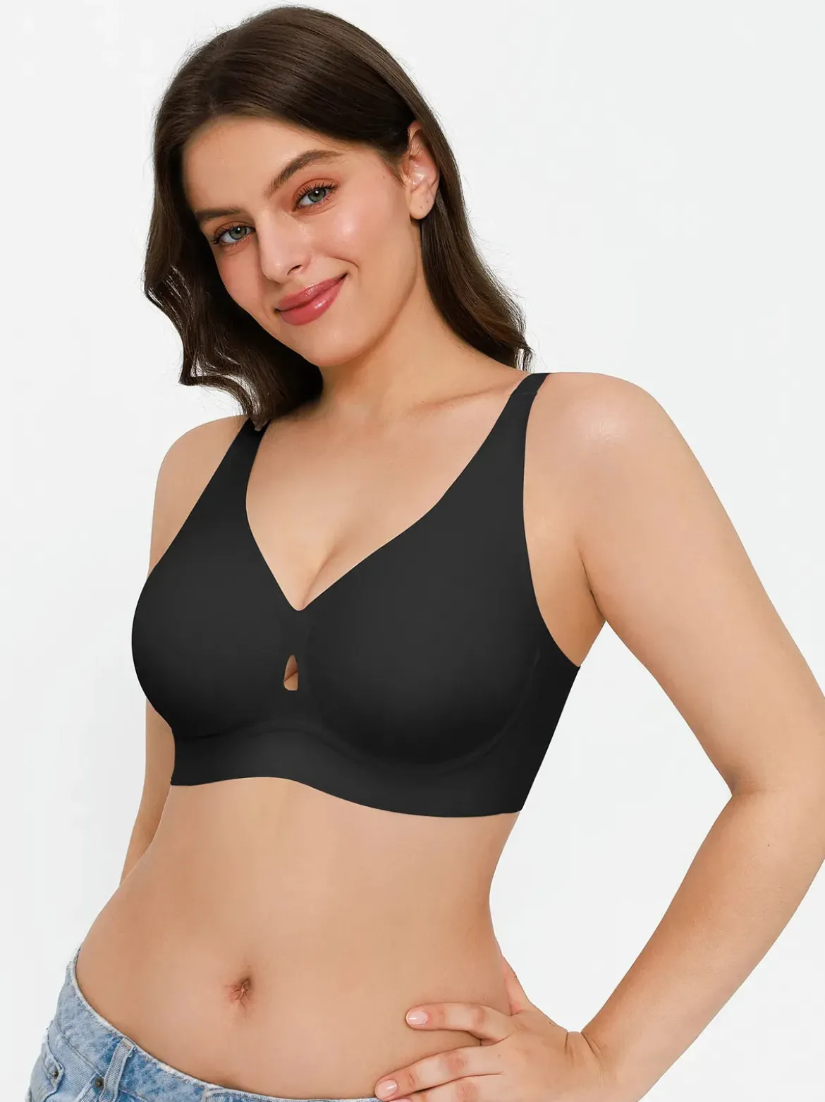 Seamless Wireless Jelly Contour Support Bra