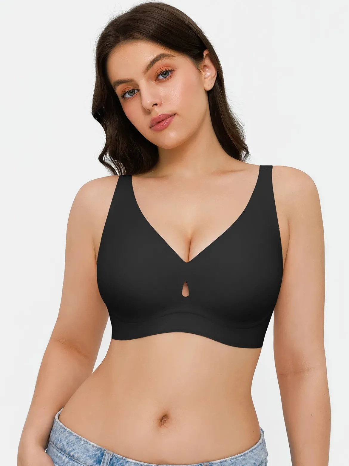 Seamless Wireless Jelly Contour Support Bra
