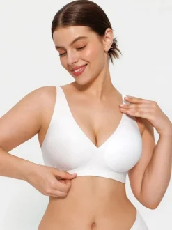 Seamless Wireless Jelly Leopard Contour Minimizer Support Bra