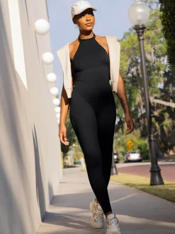 Shapewear Body-Sculpting Halter Neck Jumpsuit