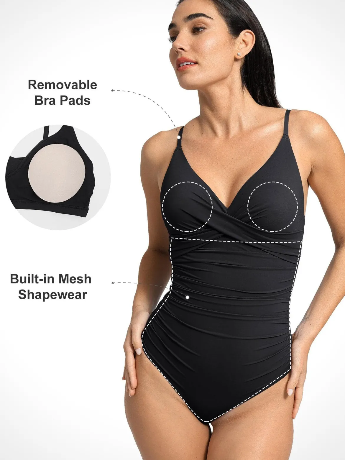 Shapewear Body-Sculpting Swimsuits