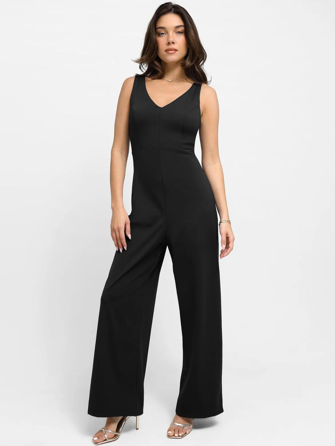Shapewear Built-In Sculpting Midi Dress or Jumpsuit