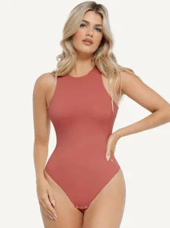 Shapewear Cloudsense Sleeveless Cutaway Round Neck Bodysuit
