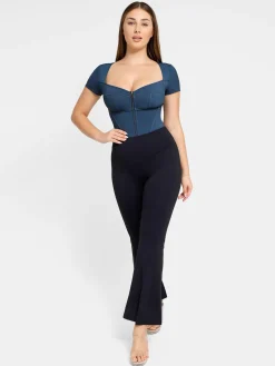 Shapewear Denim Sculpting Dress or Bodysuit or Jumpsuit