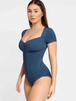 Shapewear Denim Sculpting Dress or Bodysuit or Jumpsuit