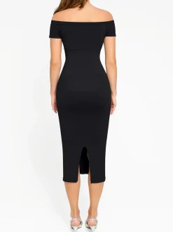 Shapewear Eco-Friendly Sculpting Midi Dress Set