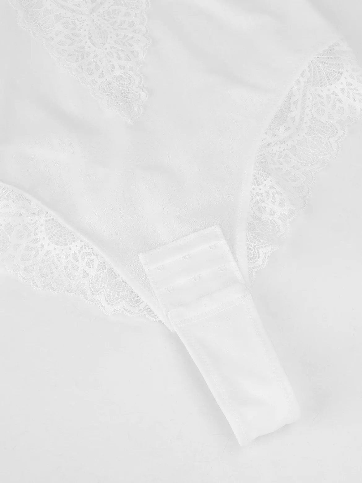 Shapewear Full Coverage Plunging Lace Slimming Bodysuit