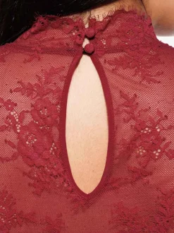 Shapewear 2-in-1 Lace Overlay Sculpting Dress