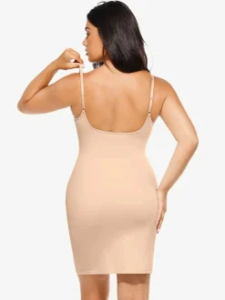 Shapewear 2-in-1 Lace Overlay Sculpting Dress