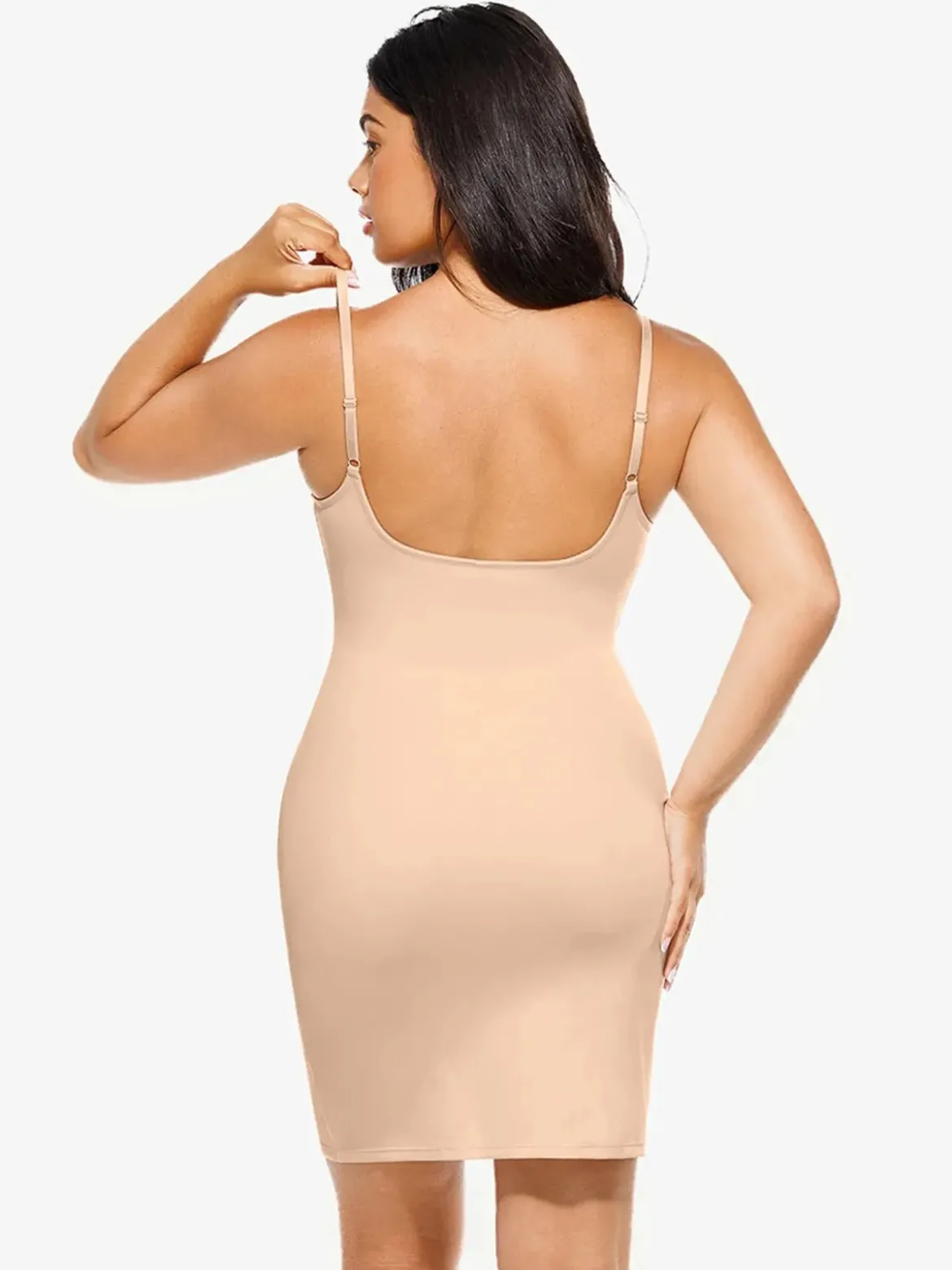 Shapewear 2-in-1 Lace Overlay Sculpting Dress