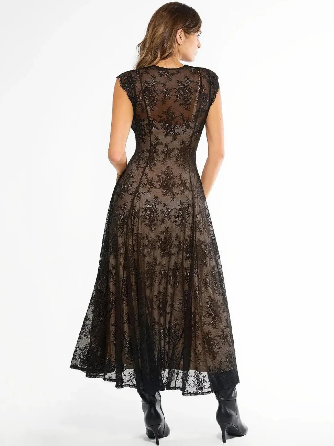Shapewear Lace Fantasy Mini & Maxi Sculpting Dress Set