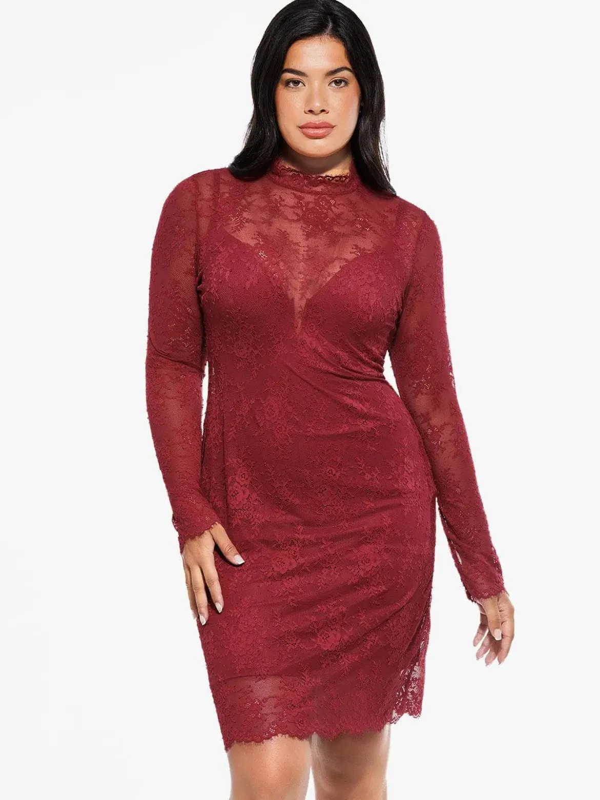 Shapewear Lace Fantasy Mini & Maxi Sculpting Dress Set