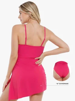 Shapewear Ruched Convertible One-Piece Swimsuit