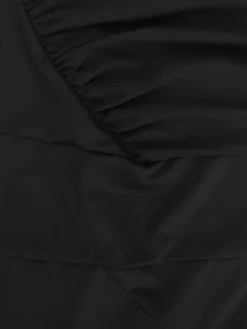 Shapewear Ruched Off-Shoulder Sculpting Midi Dress