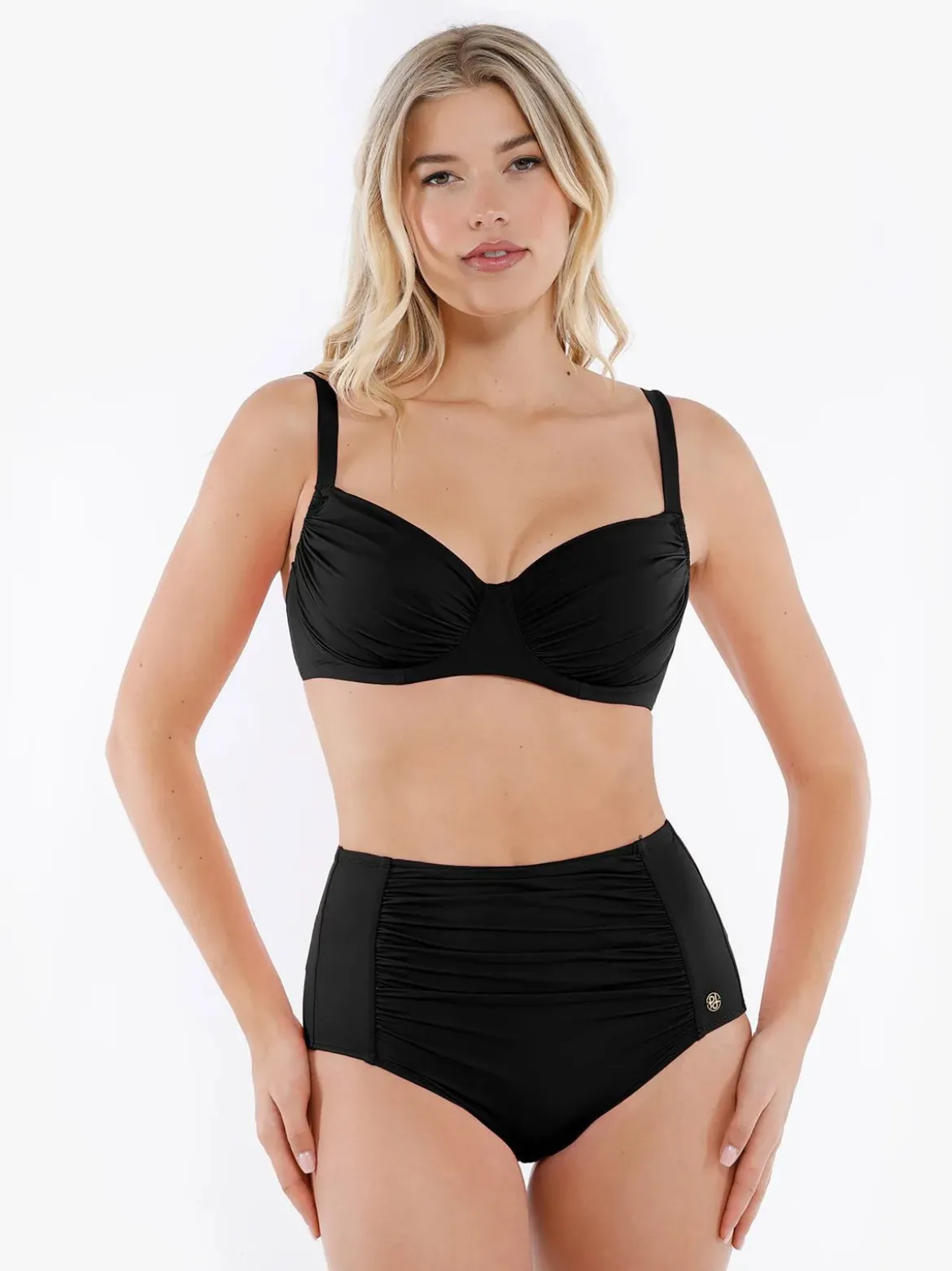 Shapewear Ruched Underwire Bikini Top