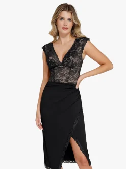 Shapewear Sculpting Lace Bodysuit or Midi Skirt or Shrug