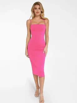 Shapewear Sculpting Midi Tube Dress or Shrug or Set