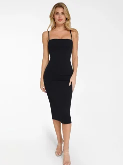 Shapewear Sculpting Midi Tube Dress or Shrug or Set