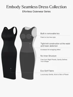 Shapewear Seamless Sleeveless Slimming Dress Set